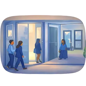 Habitez-vous dans un immeuble ou un logement avec plusieurs occupants / passages fréquents ?