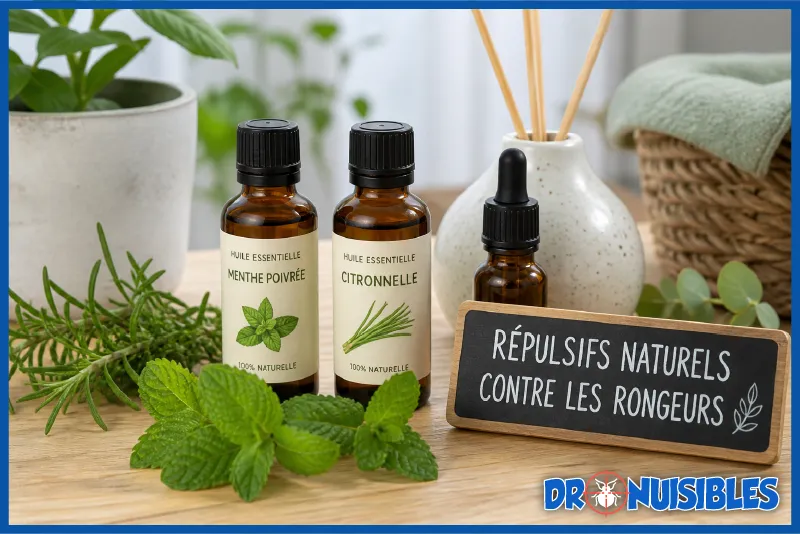 huiles essentielles menthe poivree citronnelle repulsif naturel rongeurs