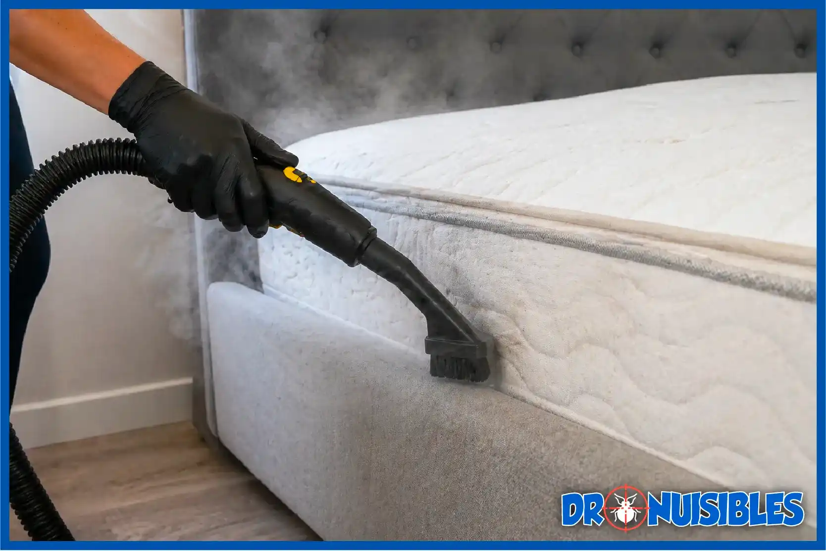 Traitement vapeur sur matelas pour éliminer les punaises de lit efficacement